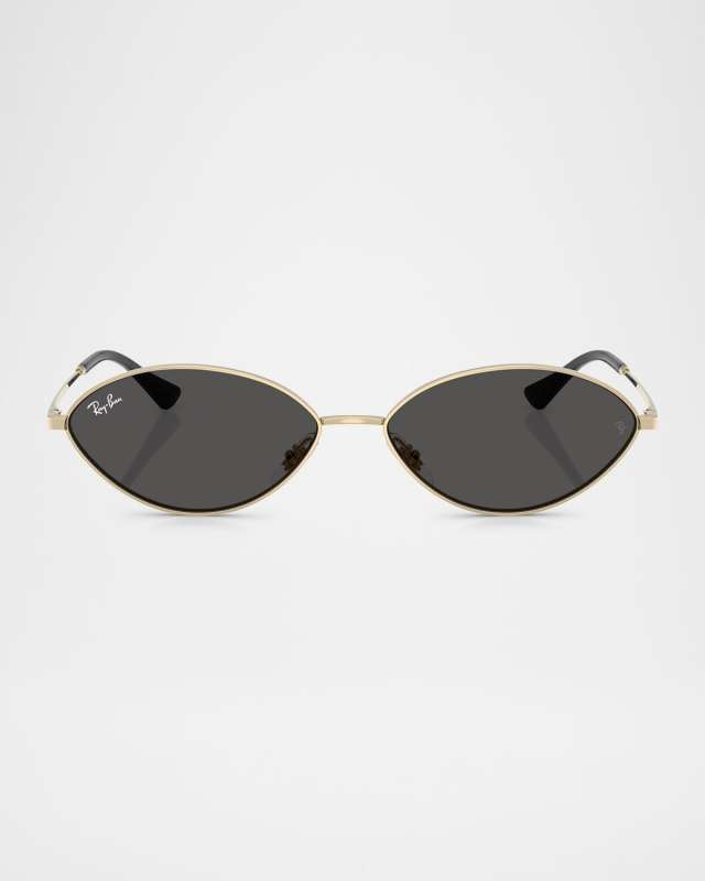 RB3757 Oval Metal Sunglasses